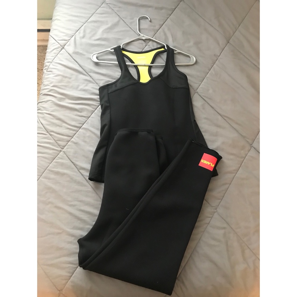 Zaggora Flares Neoprene Hot Pants & Hot Tank Top